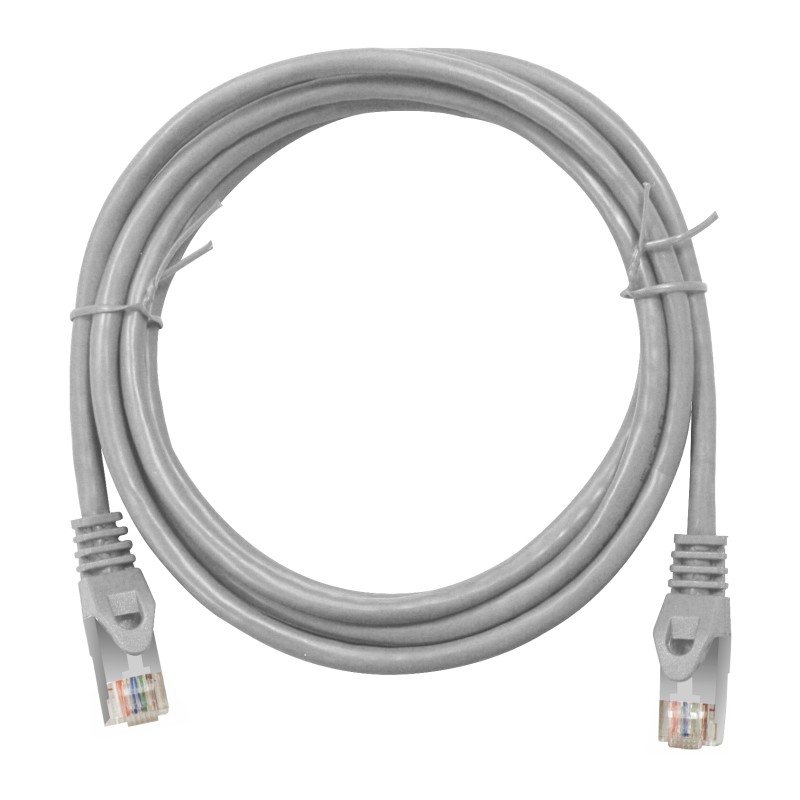 Patchcablu Cat.5e ecranat RJ45 gri 0,5m