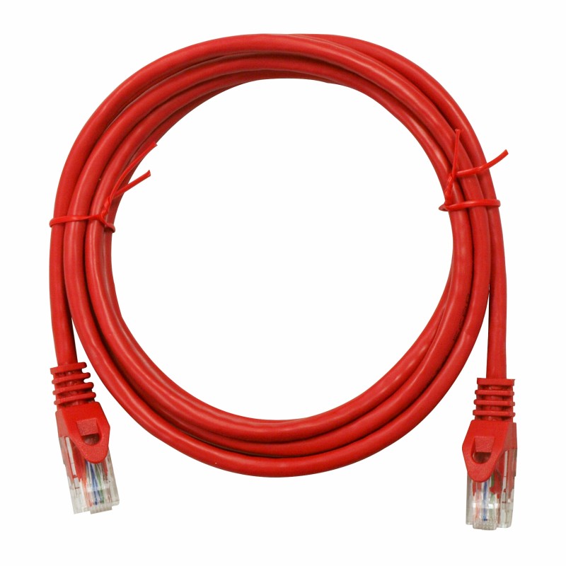 Patchcablu Cat.5e neecranat RJ45 rosu 5m