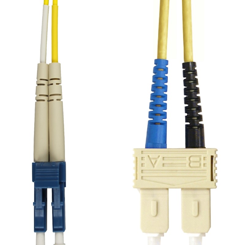 Patchcablu duplex, LC/SC, 9/125µm OS2, 1m