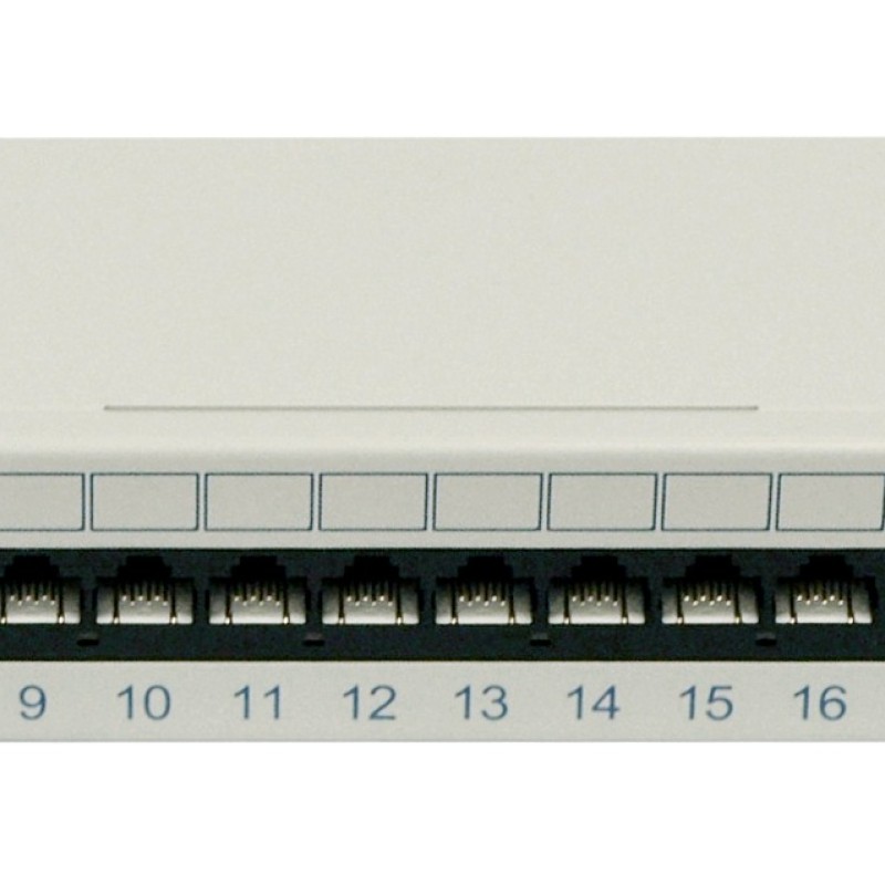 Patchpanel Cat.6 neecranat 24xRJ45U RAL7035