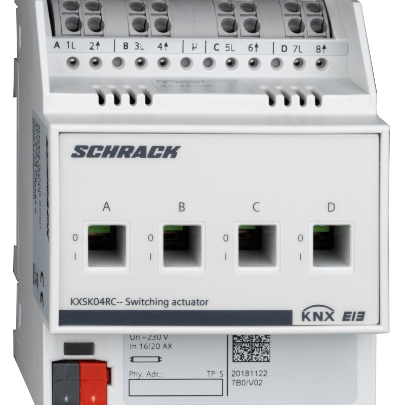 Actuator KNX 4 x 16A 230V c.a.