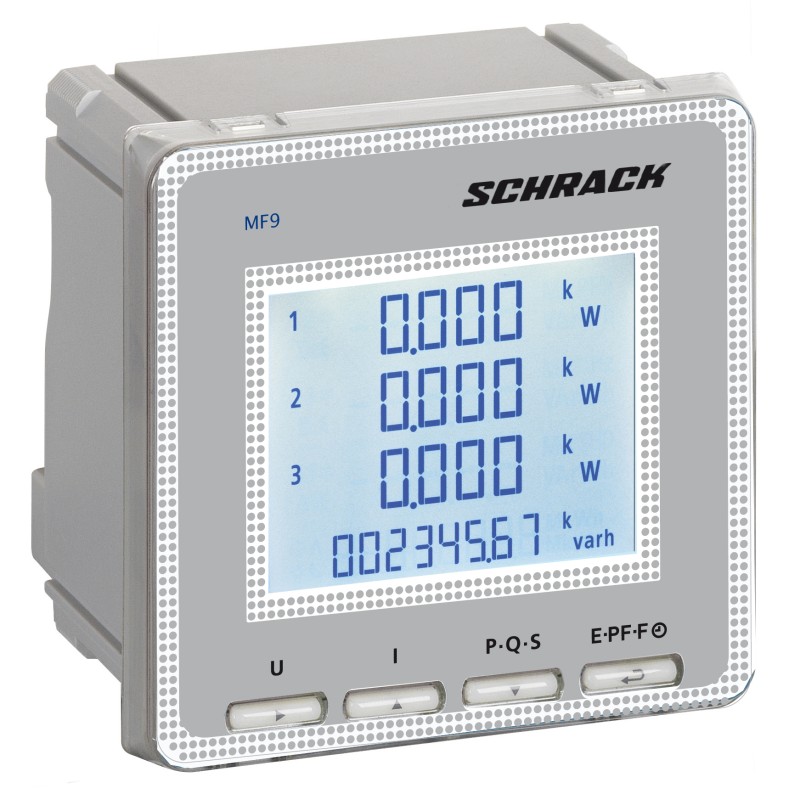 Analizor de reţea, MF9, 96x96mm, cu RS485 pt. ModBus RTU