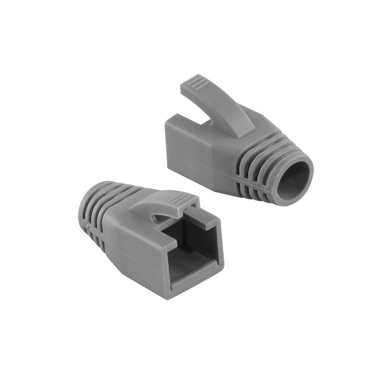 Manson gri pentru conectori RJ45 gri Q7151792S7, 50 bucati